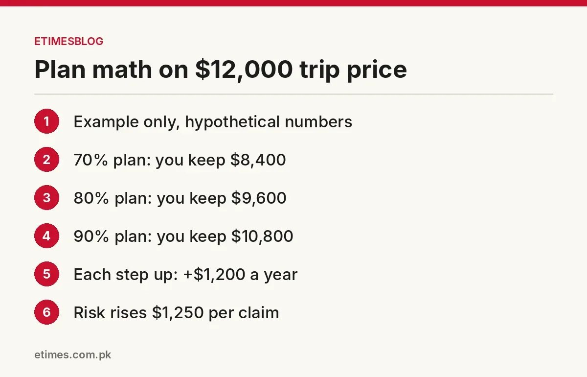 Hypothetical example comparing yearly earnings on Turo's three host plans